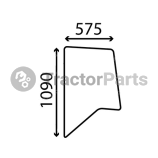 DOOR WINDOW FLAT - NON-TINTED - John Deere 20 serie