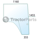 PANEL RIGHT - CURVED - TINTED - John Deere 7020,7030,8000,8030,9030 series