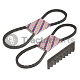 V-BELT PAIR 10 x 1275 La - Massey Ferguson 4200 serie