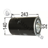 Hydraulic Filter - Massey Ferguson 3000, 3600, 8100, Renault/Claas Ares 700, Ares 800 series