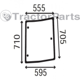 Glass Side RH Corner - Case IHC