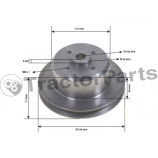 WATER PUMP PULLEY - John Deere 40, 50, 55 series