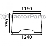 WINDSHIELD FLAT - NON-TINTED - John Deere 3000,3010, Renault/Claas Cares