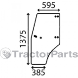 DOOR WINDOW LEFT - CURVED - TINTED - John Deere 5000N, 5010N series