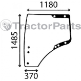 DOOR WINDOW LEFT - CURVED - TINTED - 7R, 8R, 9R series