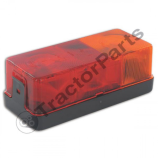REAR LIGHT WITH CLIPS LEFT 170х75мм - John Deere, Case IHC, Landini
