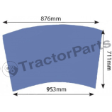 Glass Front Upper RH - John Deere 40, 50 Series
