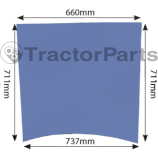 Glass Door Upper LH - John Deere 40, 50 Series