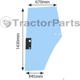 Glass Door LH - John Deere 7000, 7010 Series