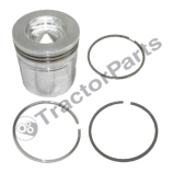 PISTON WITH RINGS STD - Case IHC, New Holland