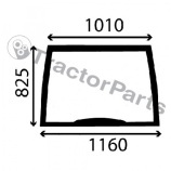 Предно стъкло (извито) - Case IHC JXU, Ford New Holland T5000, TL, TLA серия