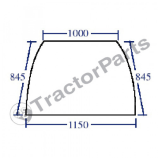 WINDSHIELD CURVED - TINTED - Case IHC MXM, Ford New Holland TM, Fiat series