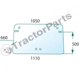 OPENING FRONT WINDSHIELD FLAT - TINTED - Case IHC CS serie