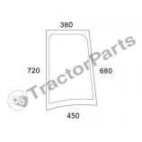 SIDE WINDOW LEFT - FLAT - TINTED - Case IHC JXC, Quantum, New Holland T4000 series