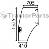 Стъкло за лява врата (извито) - Case IHC JXU, New Holland T5000, TLA серия