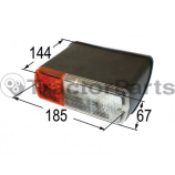 FRONT LIGHT RIGHT - Case JXU, New Holland T5000, TL, TLA, TS, Fiat series