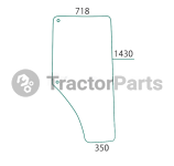 Стъкло за дясна врата - John Deere 6J, 6020, 7005, 7020 серия
