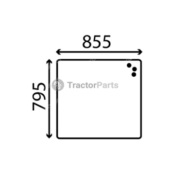 Geam Spate - John Deere 3800 serie