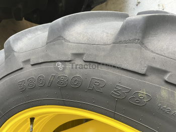 4 бр. гуми Michelin с джанти за редови обработки (13.6 Х 24 - 380/80-38)