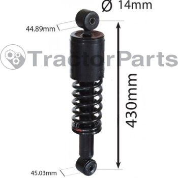 Shock Absorber Cab Suspension - Case IHC, Ford New Holland T6, T6000, TSA series