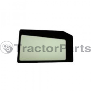 LOWER FRONT GLASS RIGHT - FLAT - TINTED - Case IHC JX, New Holland TD5000, TS6000 series
