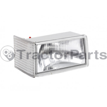 Head Lamp RH - Case IHC, Industrial, CX, Maxxum series