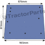 Стъкло, задно - Massey Ferguson 3000, 3600 Серия