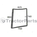 Стъкло, дясно за Massey Ferguson 6100, 6200, 6400, 7400, 8100, 8200 Серия