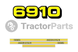Комплект стикери за John Deere 6910