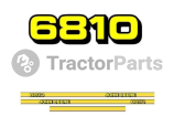 Комплект стикери за John Deere 6810