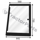 Стъкло (дясно, извито) - Case IHC JXU, MXM, Ford New Holland T5000, TL, TM, TS, Fiat серия