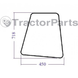 Стъкло странично ляво (плоско) - Case IHC JX, New Holland TND, TNF, TNN, TNS, TNV серия