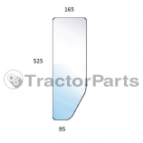 Стъкло (предно, плоско) - Case IHC CS, Massey Ferguson 100 серия