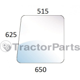 Стъкло за врата (горна част, плоско) - Case IHC CS, Massey Ferguson 100 серия