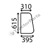 Стъкло (странично, плоско) - Case IHC CS, Massey Ferguson 100 серия