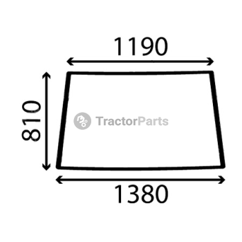 Parbriz Curbat - John Deere 7000, 7010 serie
