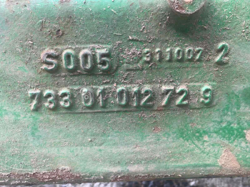 Front Axle (used) - John Deere 6M,6R,6020,6030 series