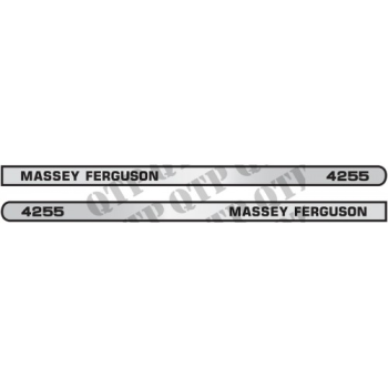 Decal Kit, Standard - Massey Ferguson 4255