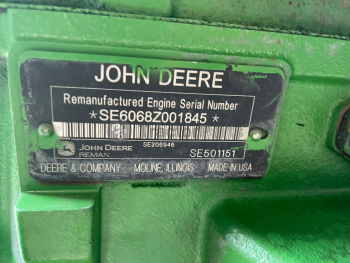 Engine (used) - John Deere 6020 serie