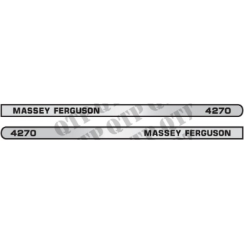 Decal Kit, Standard - Massey Ferguson 4270
