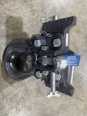 Буферен теглич с ябълка, топка, сфера K80, 80mm с 330mm релса - John Deere всички модели