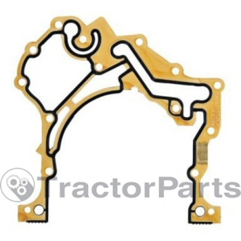 FRONT COVER & OIL PUMP GASKET - Case IHC JX90, New Holland T7