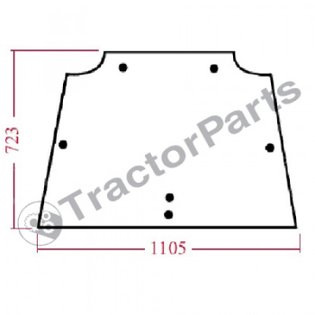Parbriz Curbat - Laminat - Case IHC JXC, Quantum, New Holland T4000, TND, TNS serie